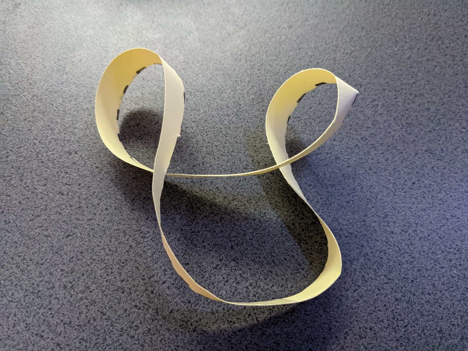 A larger loop with several twists