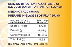 Orange Squash Instructions