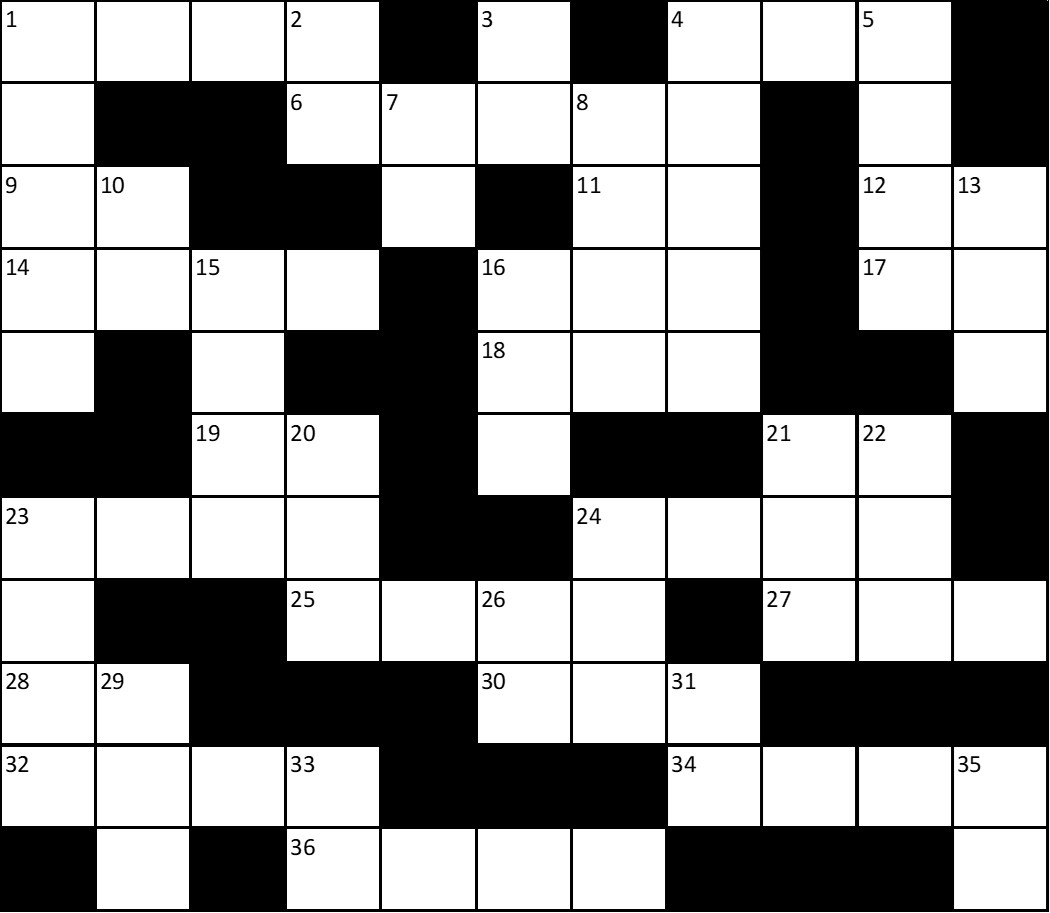 Crossword grid