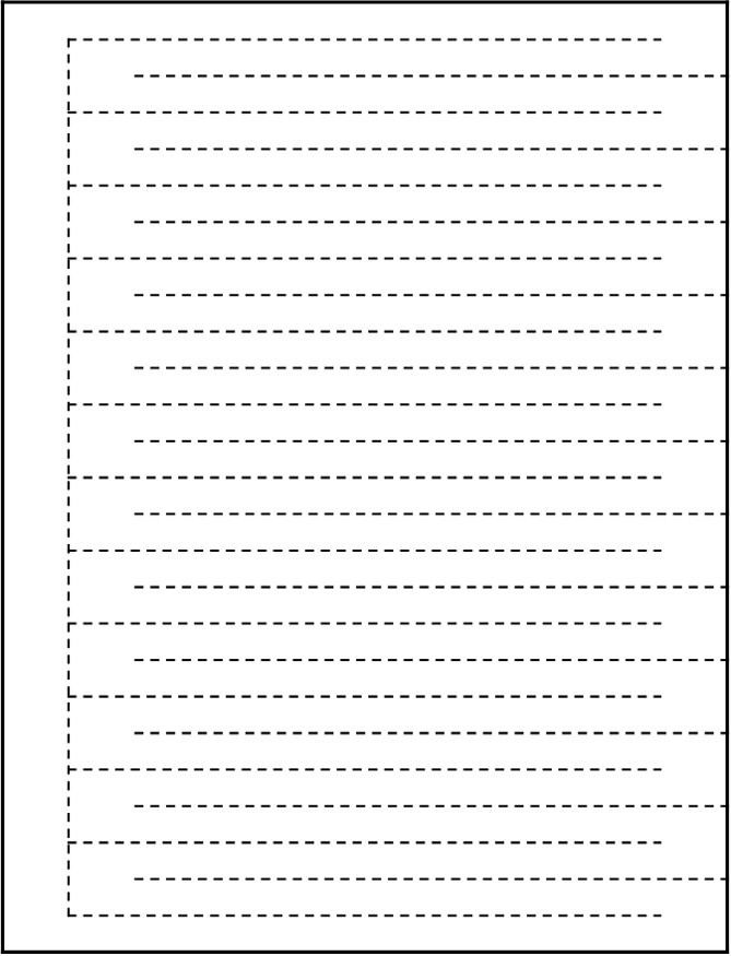 Template for how to make a loop out of A4 paper big enough to step through.