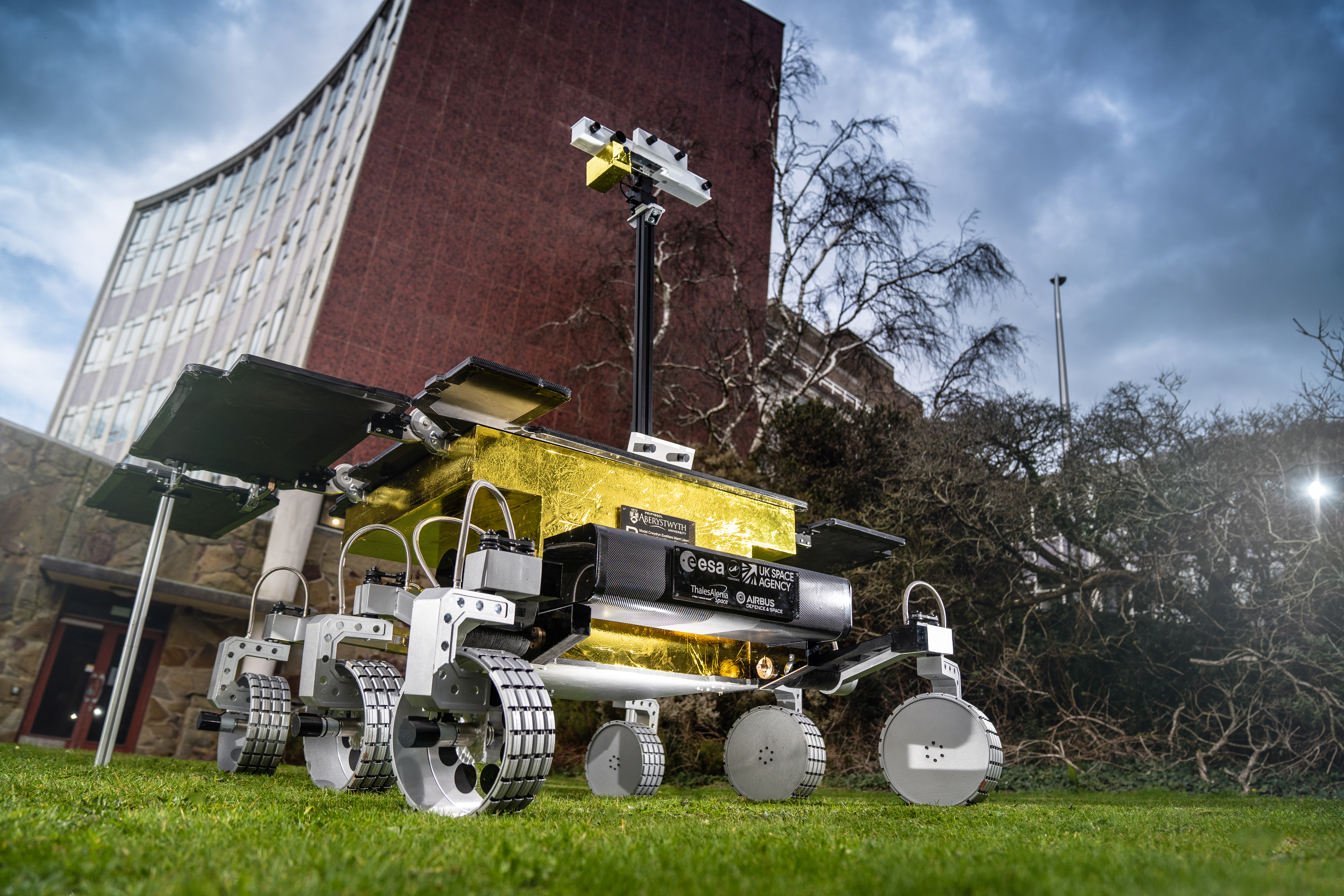 The Barnes Rover: Model replica o'r Rosalind Franklin